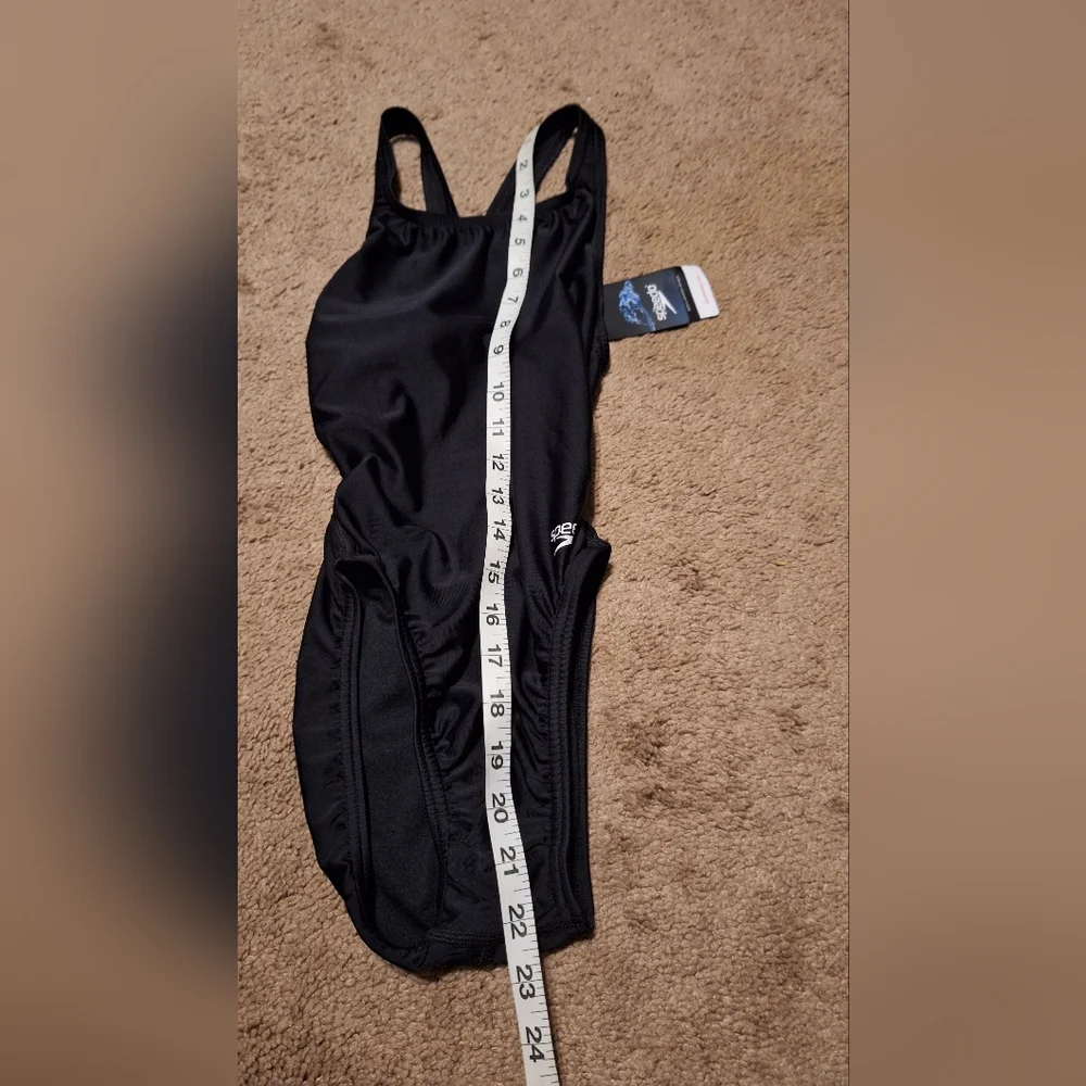 NWT/ SPEEDO / SOLID SUPER PROBACK Onepiece  PROLT / BLACK  SIZE 30 /